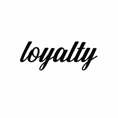 Loyalty Tag (Temporary tattoo)