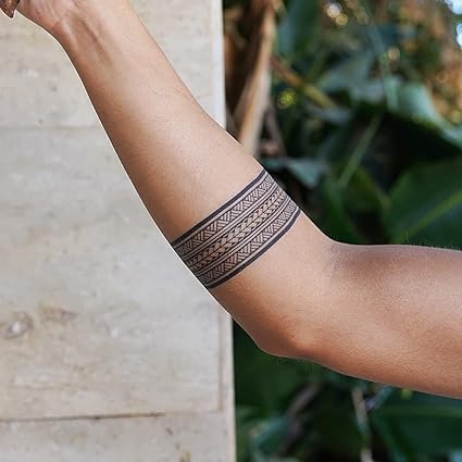 Maori Armband Tattoo (Temporary tattoo)