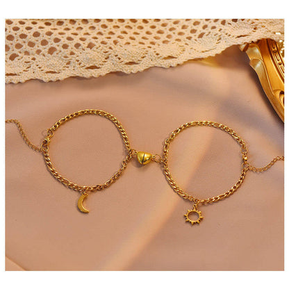 Like Sun And Moon Couples Bracelet