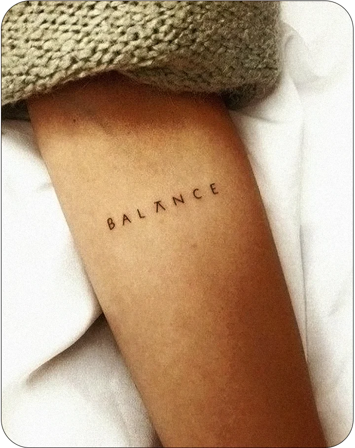 Balance Tattoo