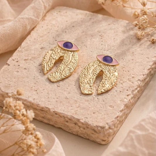 Eyes of Gold Earrings
