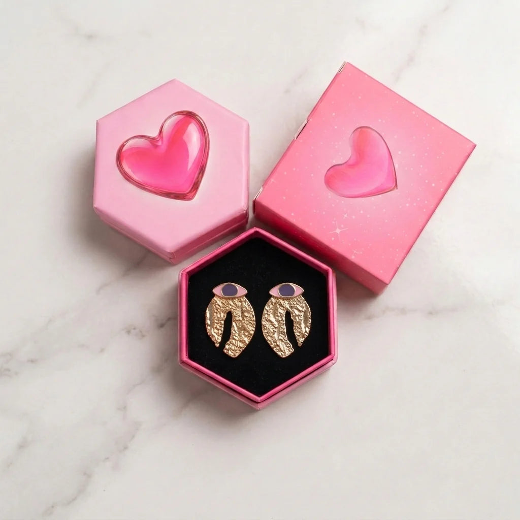Eyes of Gold Earrings