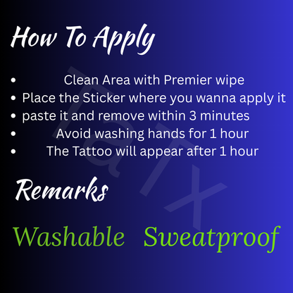 Cherry Lady (Temporary tattoo)