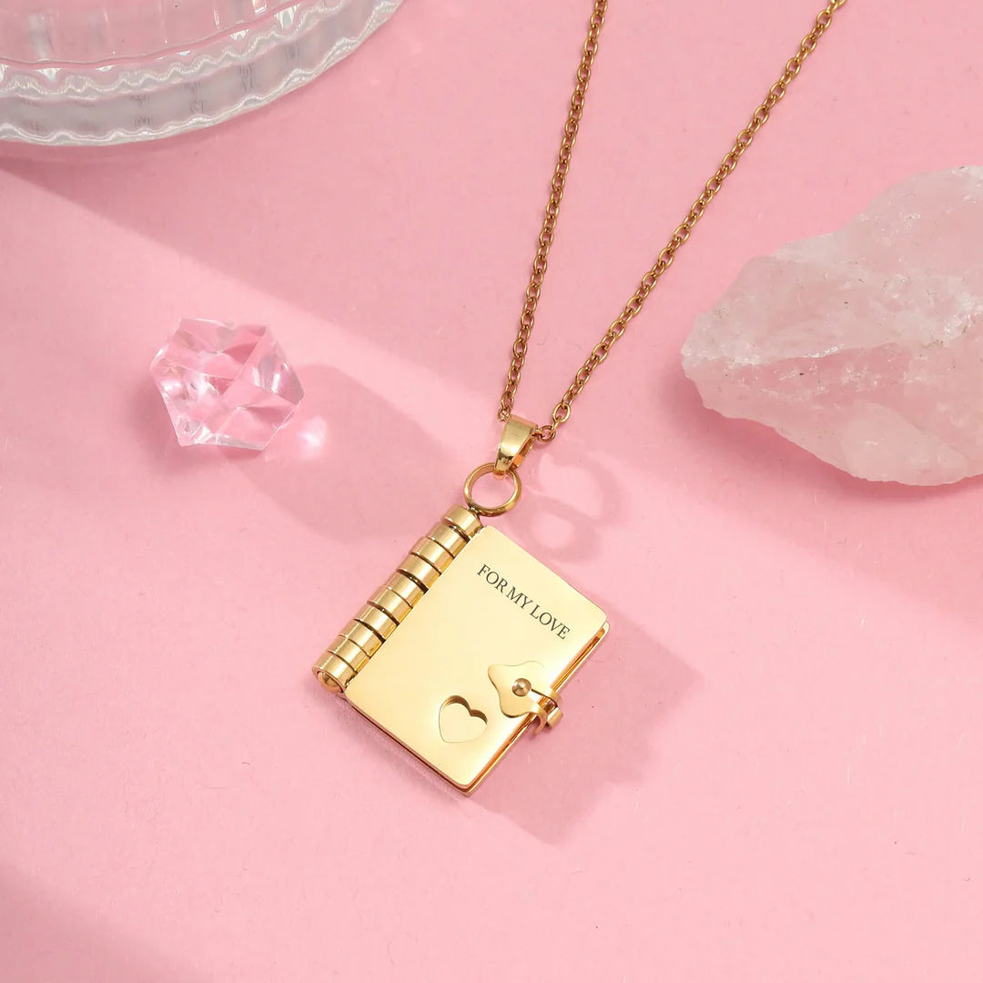Love Chapter Necklace and Tennis Bracelet Combo