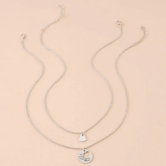 Love you MOM Unity Necklace (2 Necklaces)