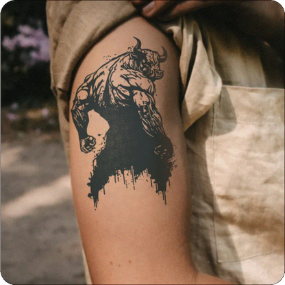 Market Maverick Bull tattoo