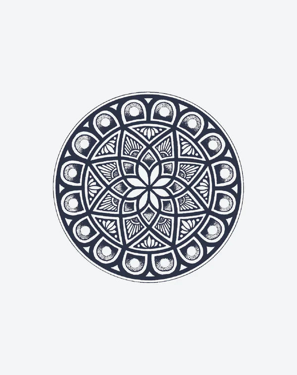 Meditation (4x4 inches) (Temporary  TaToo)