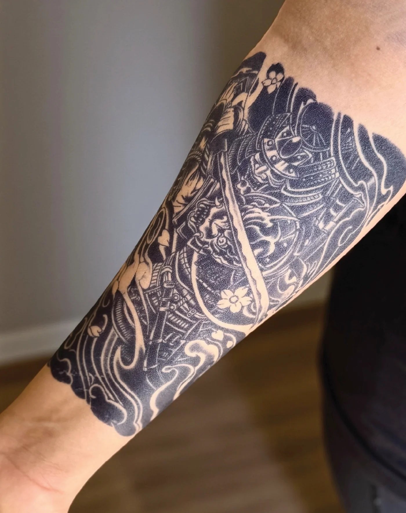 Samurai Warrior - (Temporary tattoo)