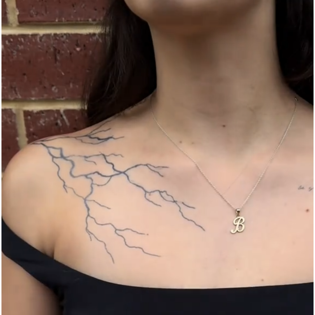 Lightning - (Temporary Tattoo)