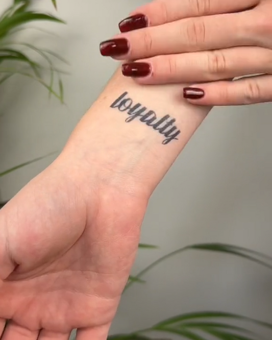 Loyalty Tag (Temporary tattoo)