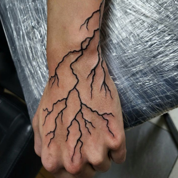Lightning - (Temporary Tattoo)