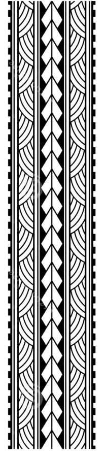Maori Armband Tattoo (Temporary tattoo)