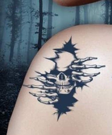 DEATH ROUTE (Temporary tattoo)