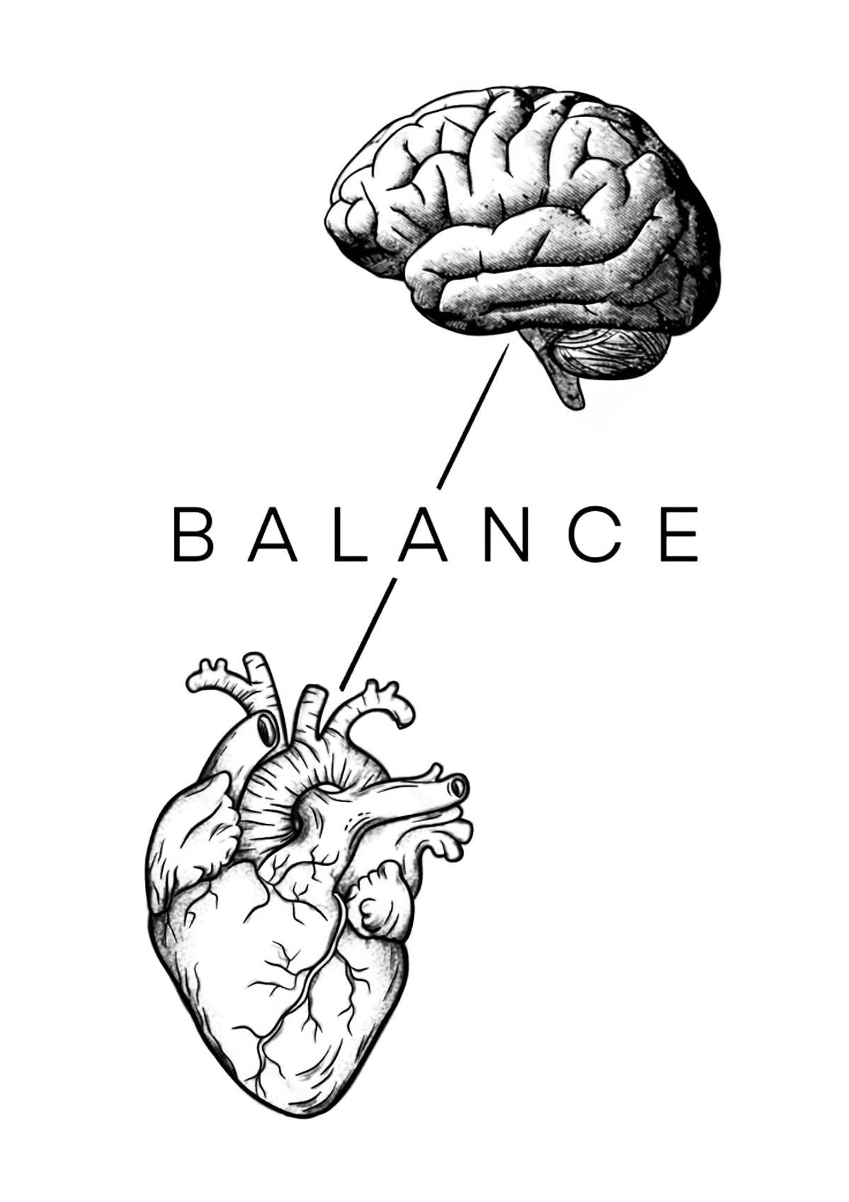 BALANCE (Temporary Tattoo)