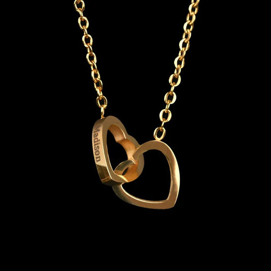 Eternal Rose Box W/ Engraved Necklace