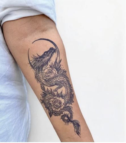 Spirit Dragon - Semi-Permanent Tattoo